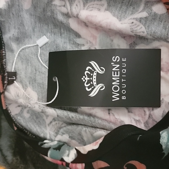 FLORAL MIDI DRESS SIZE L - Picture 5 of 6